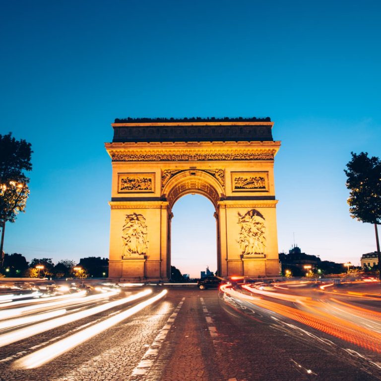 París e Italia, arco del triunfo